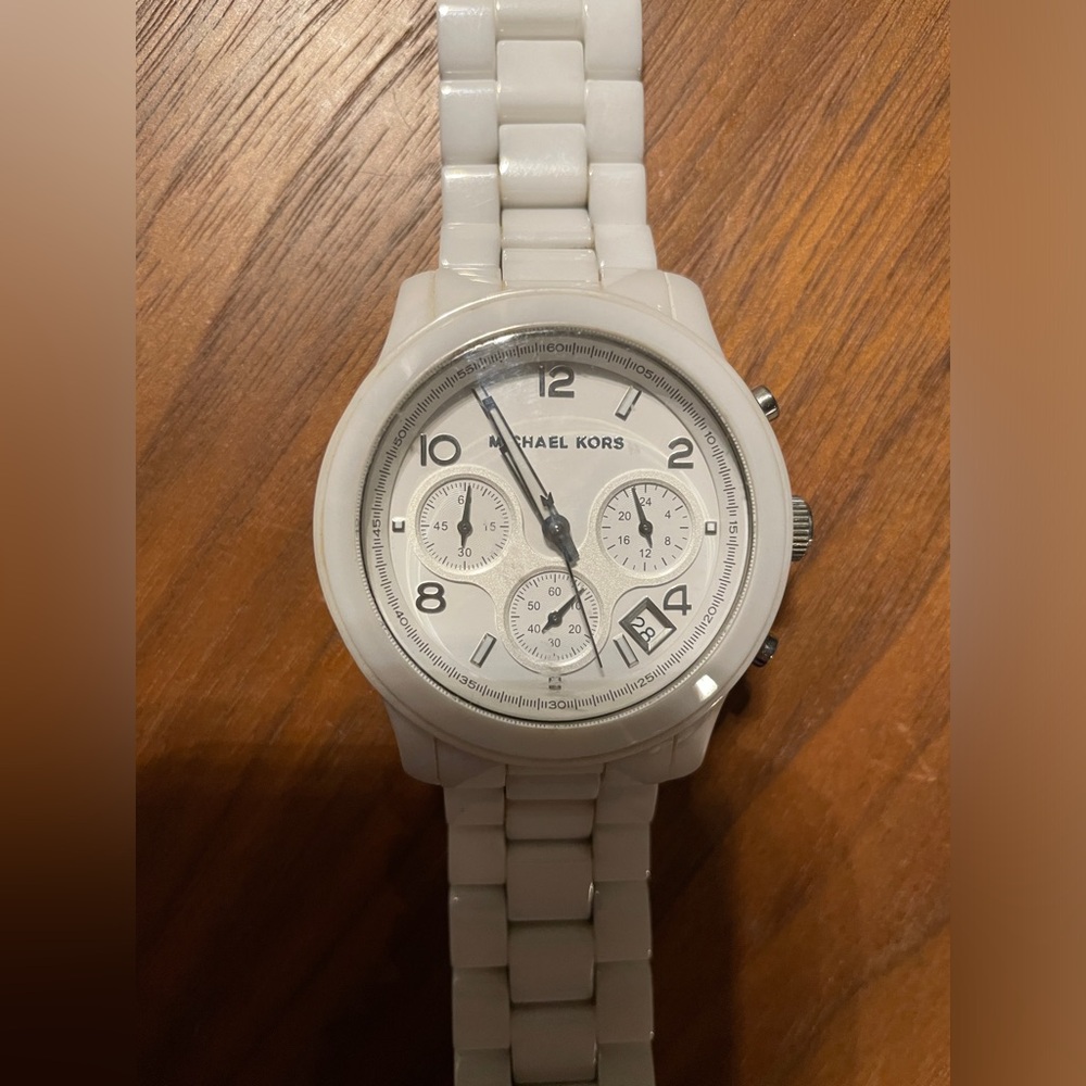 MICHAEL Michael Kors White Ceramic Watch MK5161